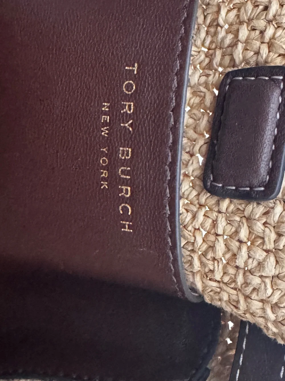 Tory Burch Romy Raffia Straw Bucket Bag - Picture 12 of 16